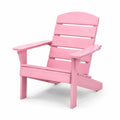 Fauteuil Adirondack en Bois d'Acacia Peint en Rose