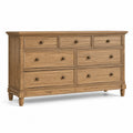 Commode en Bois à 7 Tiroirs 150cm